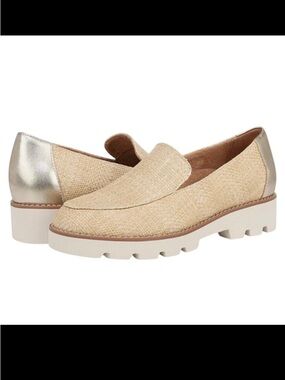 VIONIC Kensley Slip-On in Natural Raffia Size 12 New in Box MSRP $145